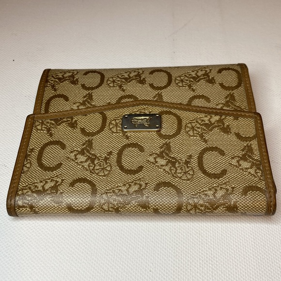 Celine PVC Brown Signature Wallet - Picture 8 of 10